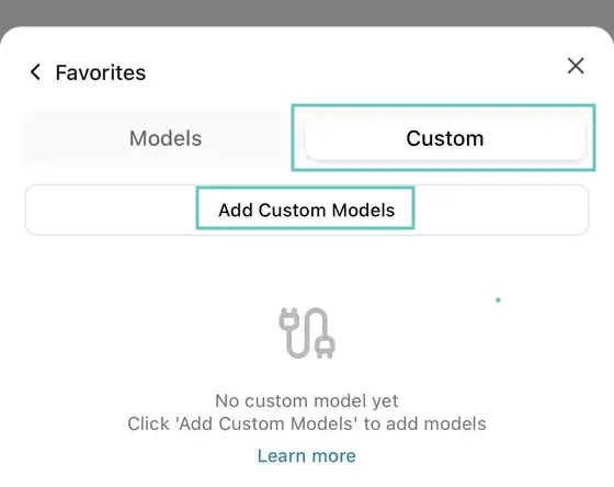 SurfMindでCustomタブが選択されている画面
