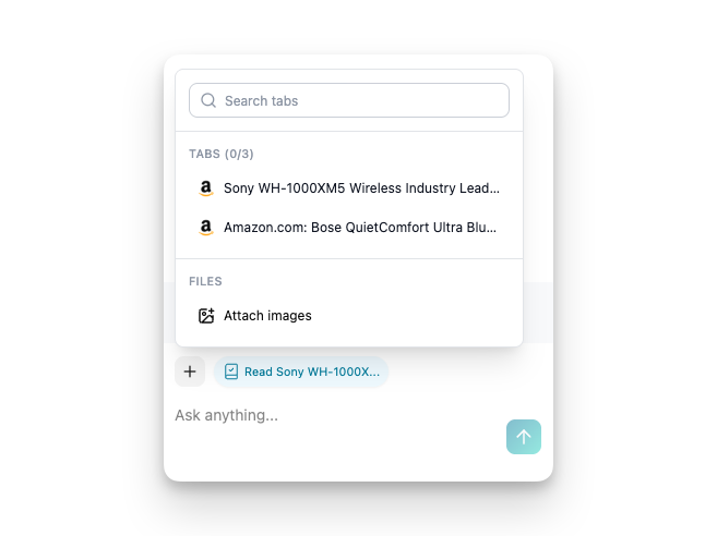Multi-page research chat